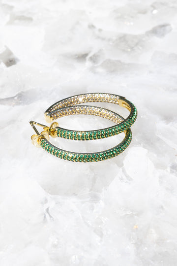 PARIS HOOPS- EMERALD